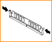 Closing tabs on ram module