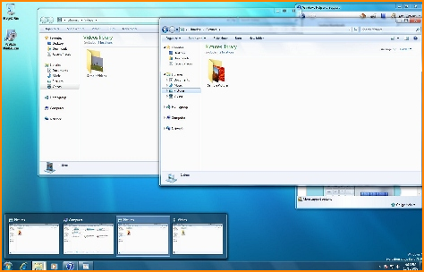 Windows 7 Preview Thumbnails