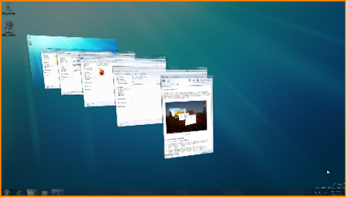 Windows 7 Flip 3D Screen